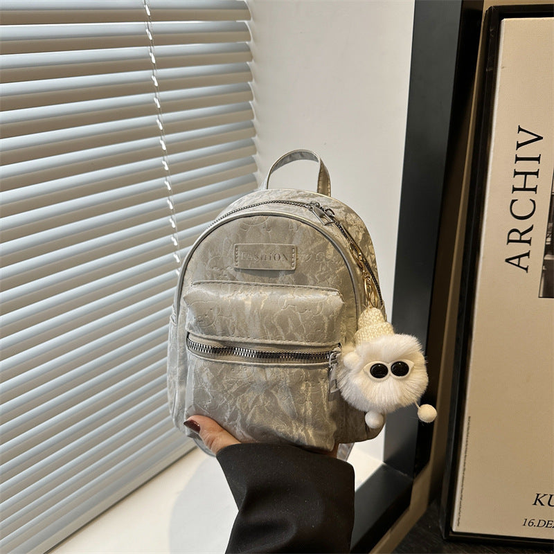 2025 High-Looking Fashionable Travel Small Bag Women's New Style Student Backpack for Work and Outing Backpack