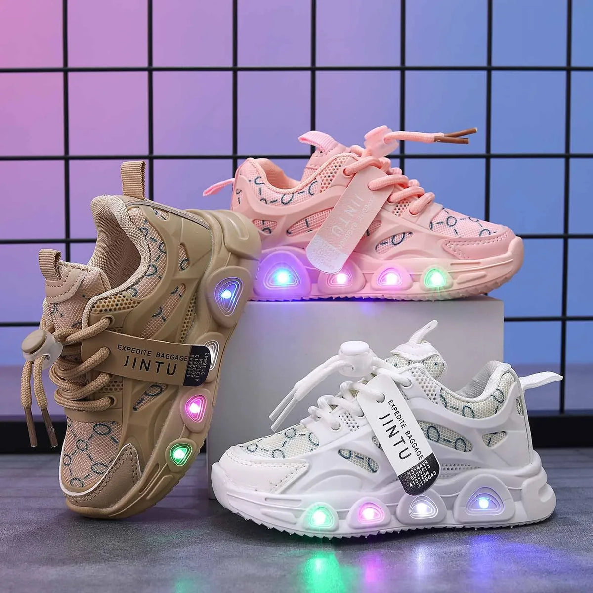 LED bébé chaussures lumineuses LED chaussures lumineuses pour filles enfant en bas âge chaussures de marche filles enfants bébé baskets décontractées pour garçon enfant