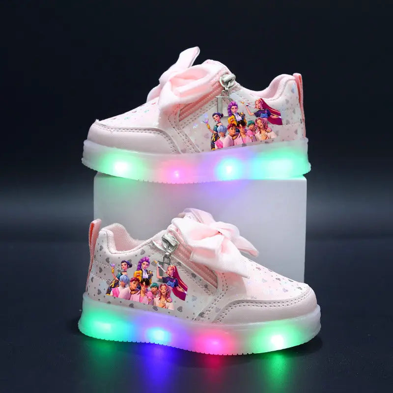 Chaussures LED pour enfants, baskets lumineuses pour garçons et filles, baskets pour enfants avec semelle lumineuse, chaussures de course
