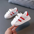 Baskets pour enfants enfants Design de mode blanc chaussures décontractées antidérapantes garçons filles crochet respirant baskets enfant en bas âge chaussures de plein air