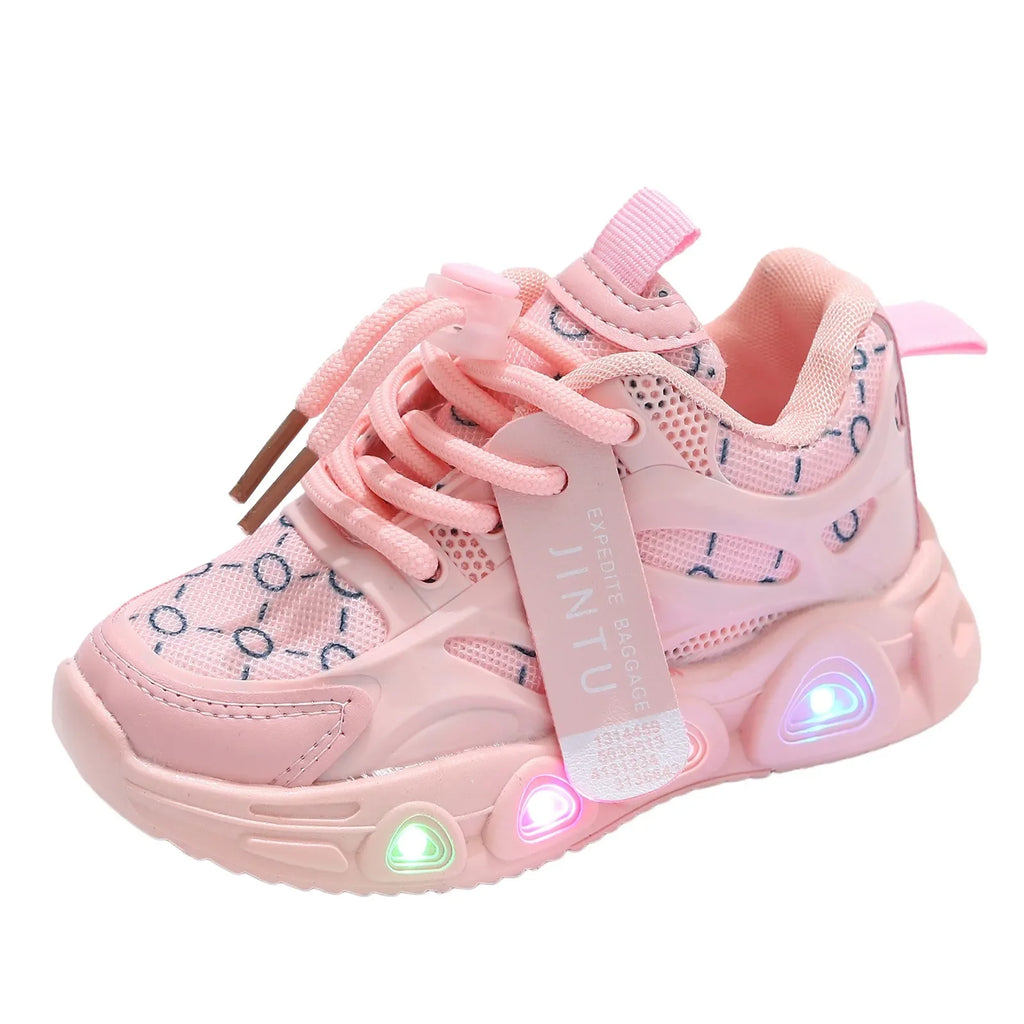 LED bébé chaussures lumineuses LED chaussures lumineuses pour filles enfant en bas âge chaussures de marche filles enfants bébé baskets décontractées pour garçon enfant