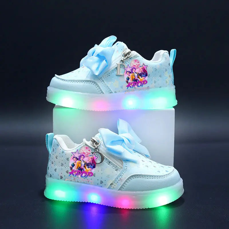 Chaussures LED pour enfants, baskets lumineuses pour garçons et filles, baskets pour enfants avec semelle lumineuse, chaussures de course