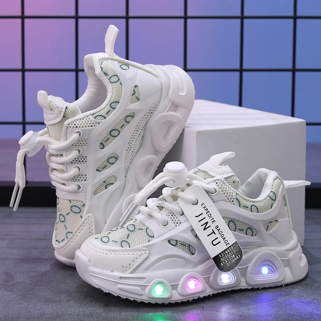 LED bébé chaussures lumineuses LED chaussures lumineuses pour filles enfant en bas âge chaussures de marche filles enfants bébé baskets décontractées pour garçon enfant