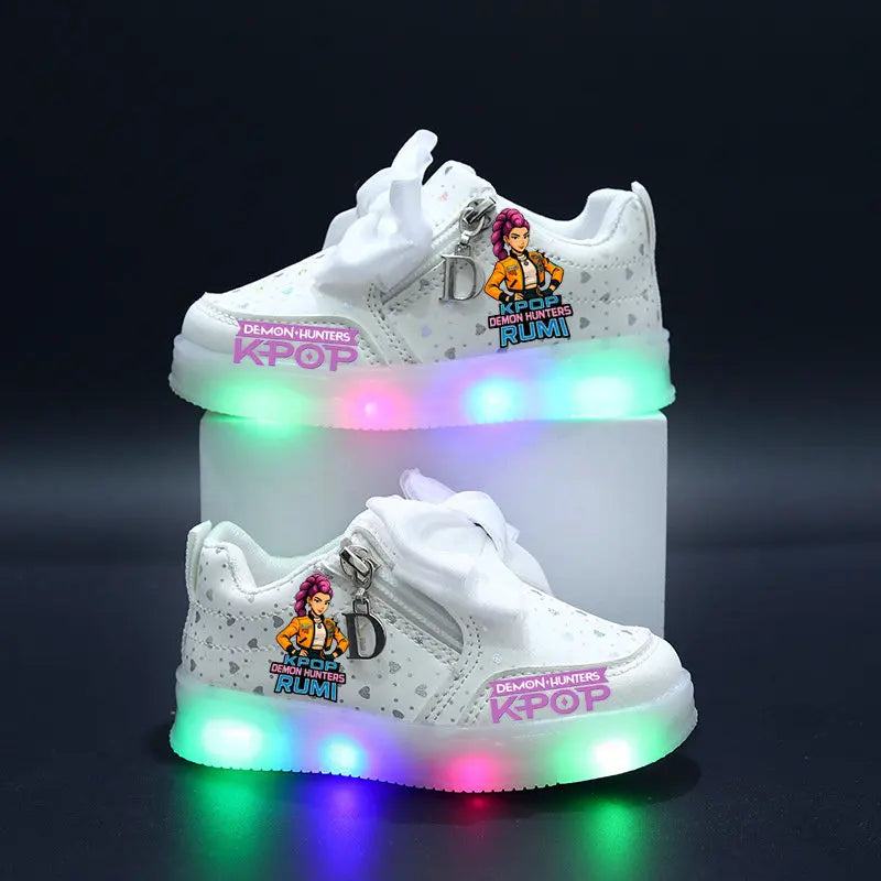 Chaussures LED pour enfants, baskets lumineuses pour garçons et filles, baskets pour enfants avec semelle lumineuse, chaussures de course
