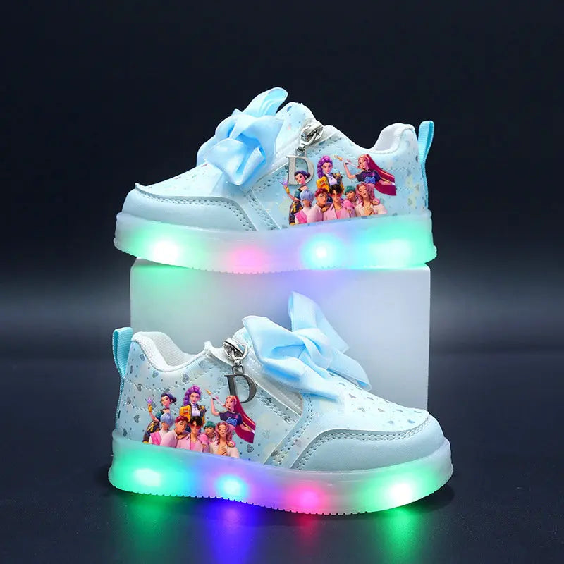 Chaussures LED pour enfants, baskets lumineuses pour garçons et filles, baskets pour enfants avec semelle lumineuse, chaussures de course
