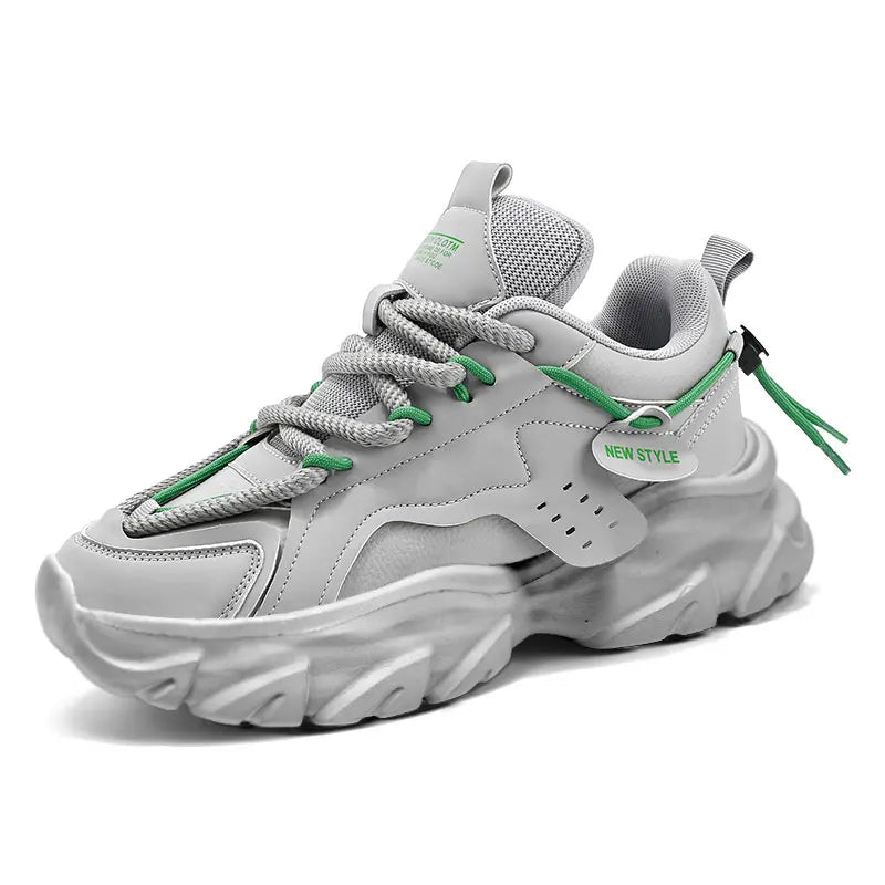 Chaussures pour hommes respirant à semelles épaisses espadrilles décontractées en plein air course quatre saisons nouveau Tennis hommes semelles souples confort hommes baskets