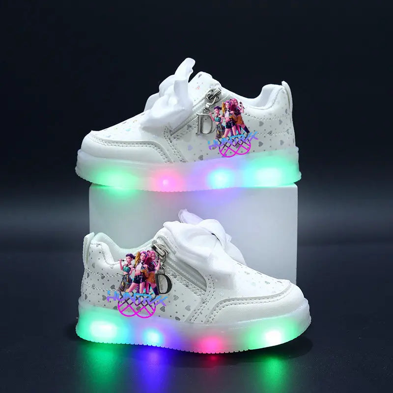 Chaussures LED pour enfants, baskets lumineuses pour garçons et filles, baskets pour enfants avec semelle lumineuse, chaussures de course
