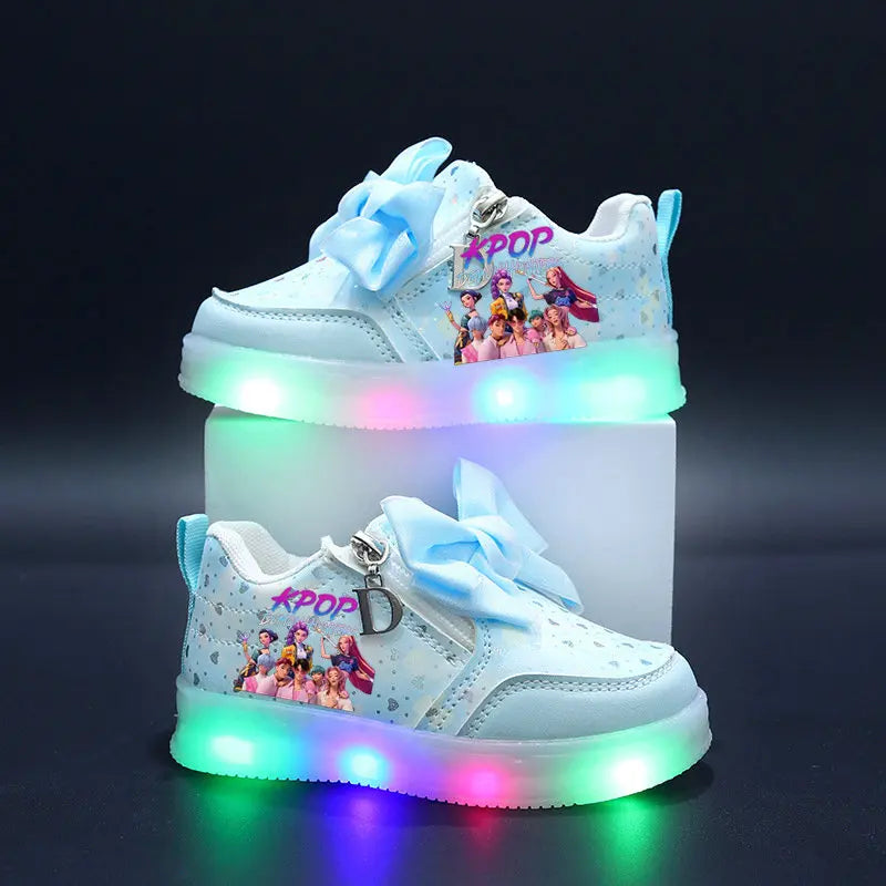 Chaussures LED pour enfants, baskets lumineuses pour garçons et filles, baskets pour enfants avec semelle lumineuse, chaussures de course