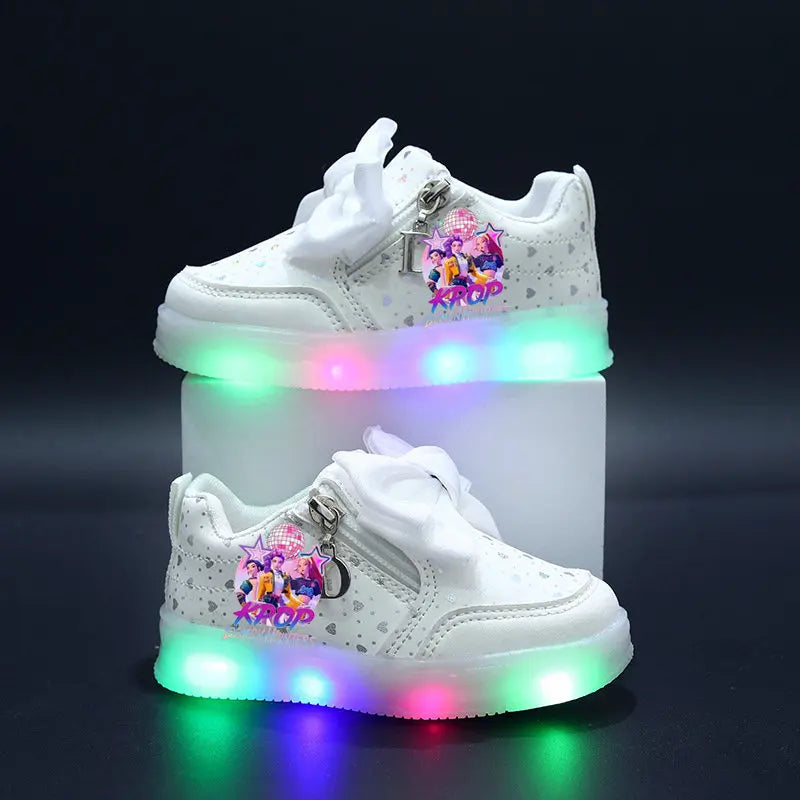 Chaussures LED pour enfants, baskets lumineuses pour garçons et filles, baskets pour enfants avec semelle lumineuse, chaussures de course