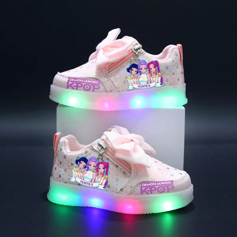 Chaussures LED pour enfants, baskets lumineuses pour garçons et filles, baskets pour enfants avec semelle lumineuse, chaussures de course