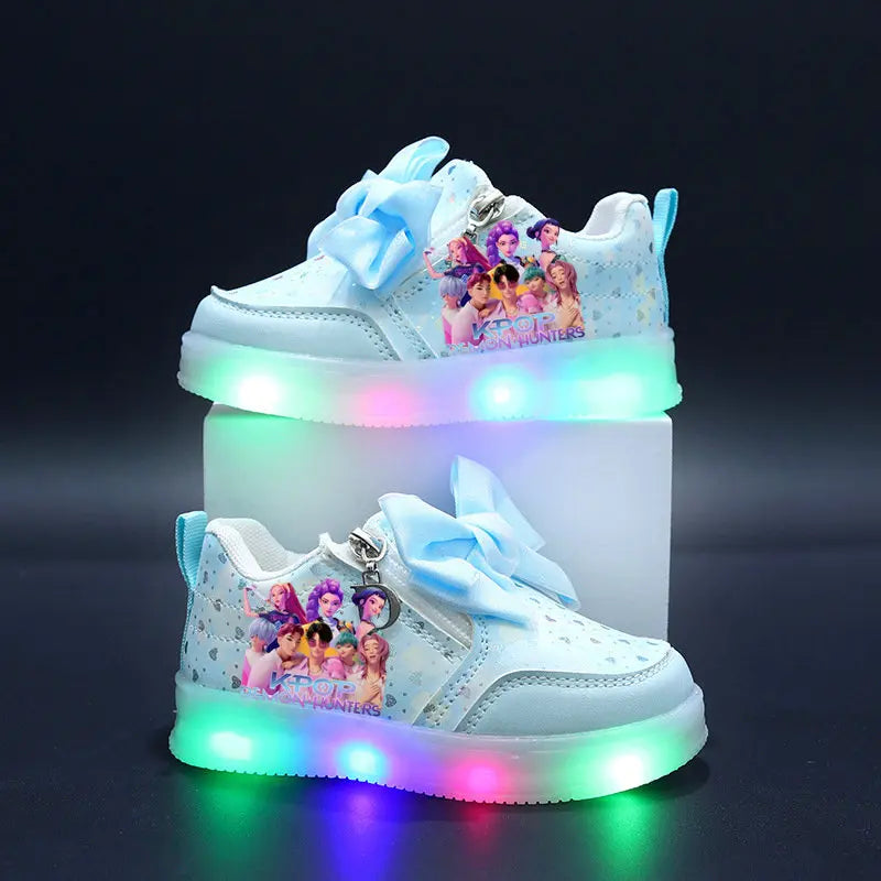 Chaussures LED pour enfants, baskets lumineuses pour garçons et filles, baskets pour enfants avec semelle lumineuse, chaussures de course