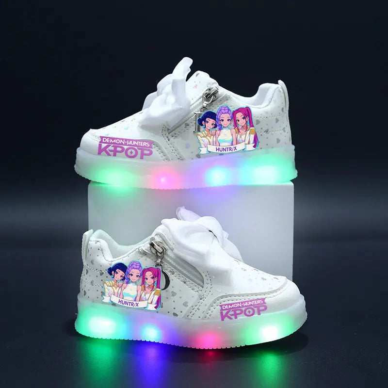 Chaussures LED pour enfants, baskets lumineuses pour garçons et filles, baskets pour enfants avec semelle lumineuse, chaussures de course