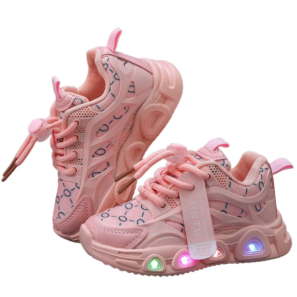 LED bébé chaussures lumineuses LED chaussures lumineuses pour filles enfant en bas âge chaussures de marche filles enfants bébé baskets décontractées pour garçon enfant