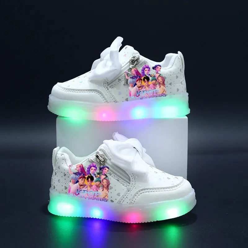 Chaussures LED pour enfants, baskets lumineuses pour garçons et filles, baskets pour enfants avec semelle lumineuse, chaussures de course